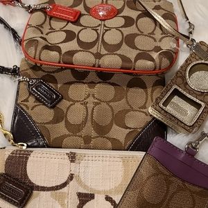 3 Coach Wristlets And Accessories